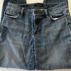 Talbots Jeans Womens 8P Medium Wash Flawless Five Pocket Boyfriend Stretch Denim
